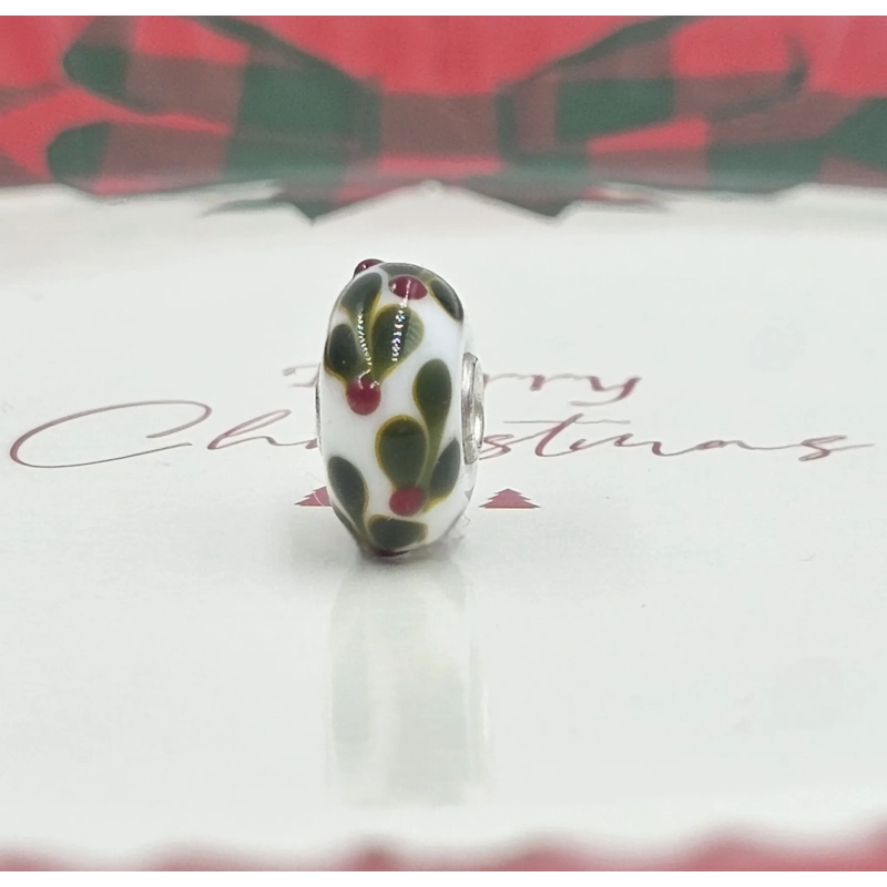 Trollbeads Unique Christmas Agrifoglio | Agold