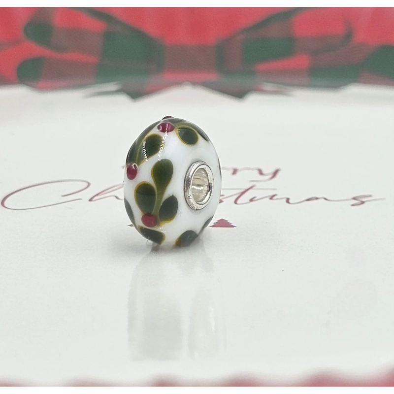 Trollbeads Unique Christmas Agrifoglio | Agold