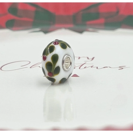 Trollbeads Unique Christmas Agrifoglio | Agold