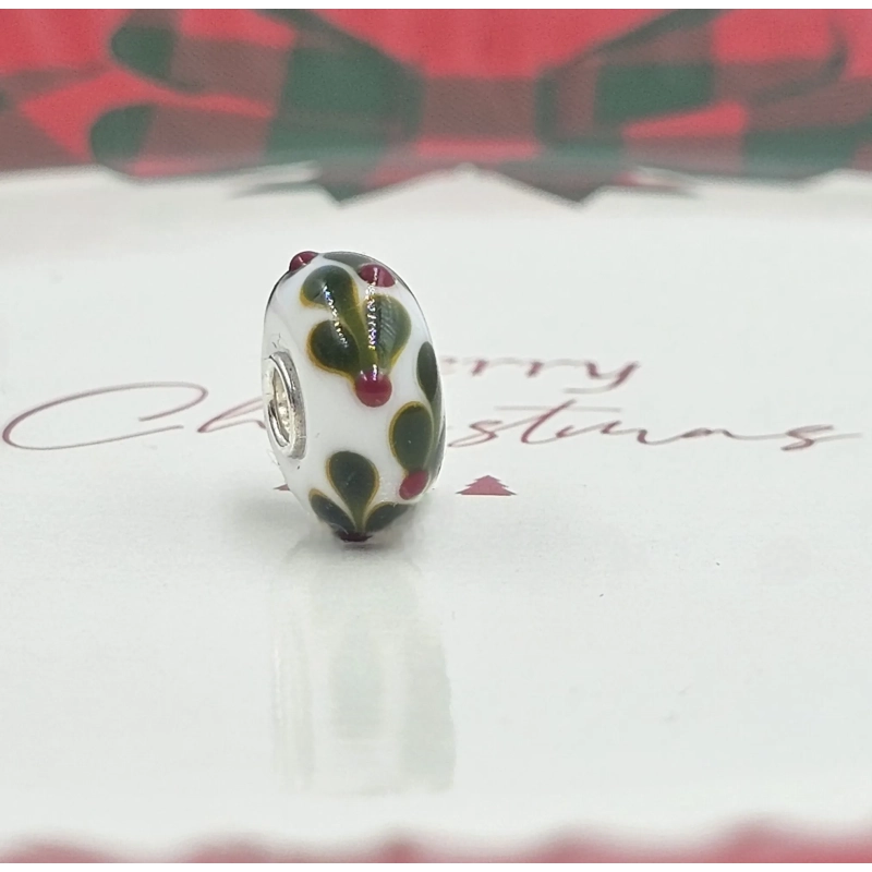 Trollbeads Unique Christmas Agrifoglio | Agold