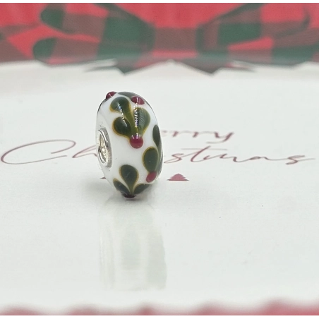 Trollbeads Unique Christmas Agrifoglio | Agold