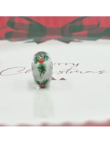 Trollbeads Unique Christmas Agrifoglio | Agold