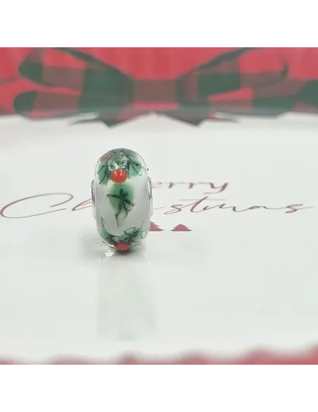 Trollbeads Unique Christmas Agrifoglio | Agold