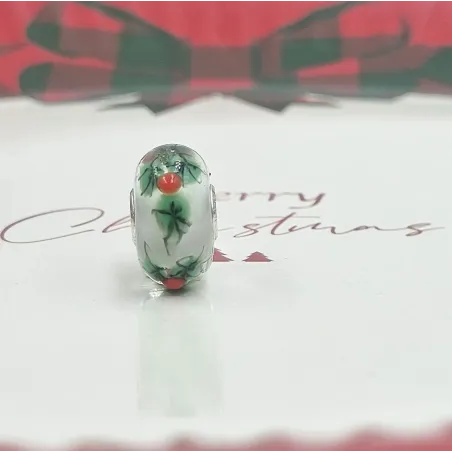 Trollbeads Unique Christmas Agrifoglio | Agold