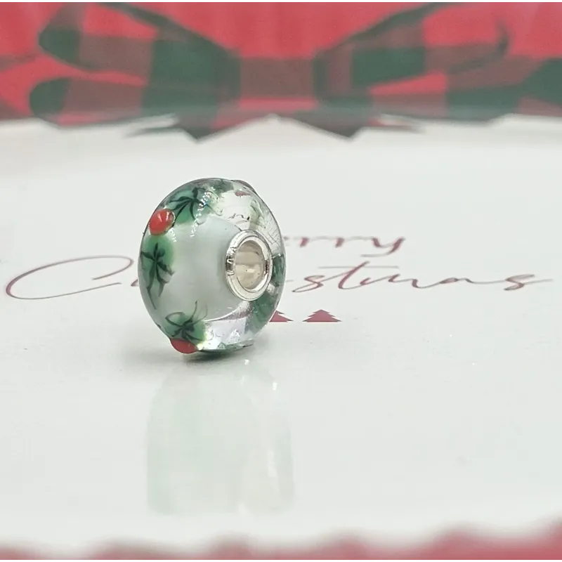Trollbeads Unique Christmas Agrifoglio | Agold