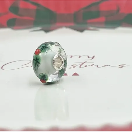 Trollbeads Unique Christmas Agrifoglio | Agold