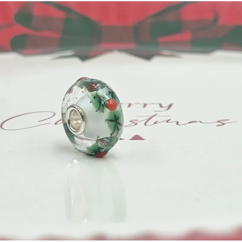 Trollbeads Unique Christmas Agrifoglio | Agold