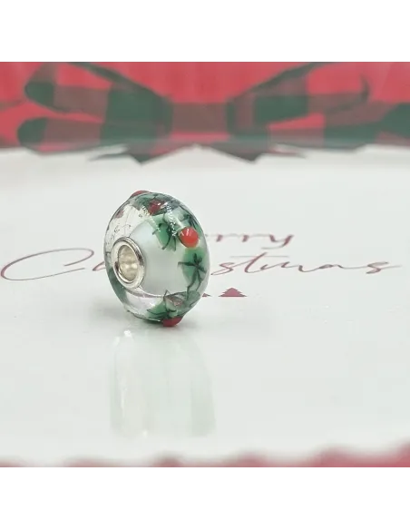 Trollbeads Unique Christmas Agrifoglio | Agold