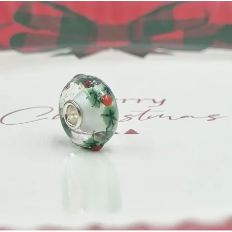 Trollbeads Unique Christmas Agrifoglio | Agold