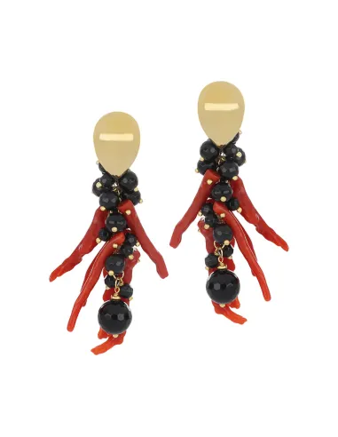 NIVY Orecchini di corallo rosso - Ursula | Agold