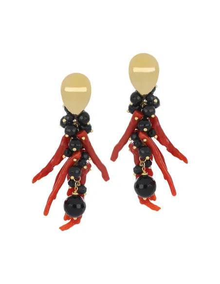 NIVY Orecchini di corallo rosso - Ursula | Agold
