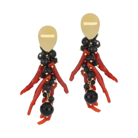 NIVY Orecchini di corallo rosso - Ursula | Agold