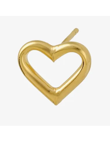 Victoria Cruz Orecchini a bottone in argento cuore | Agold