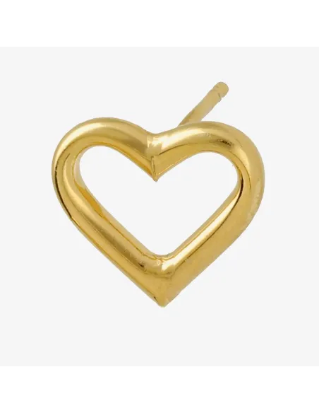 Victoria Cruz Orecchini a bottone in argento cuore | Agold