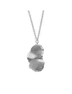 Victoria Cruz Collana corta in argento ovale