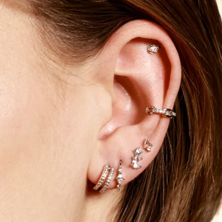 PITI MALÍ HOOP DOPPIO CERCHIETTO | Agold