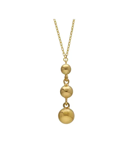 Victoria Cruz Collana corta in argento con sfera | Agold