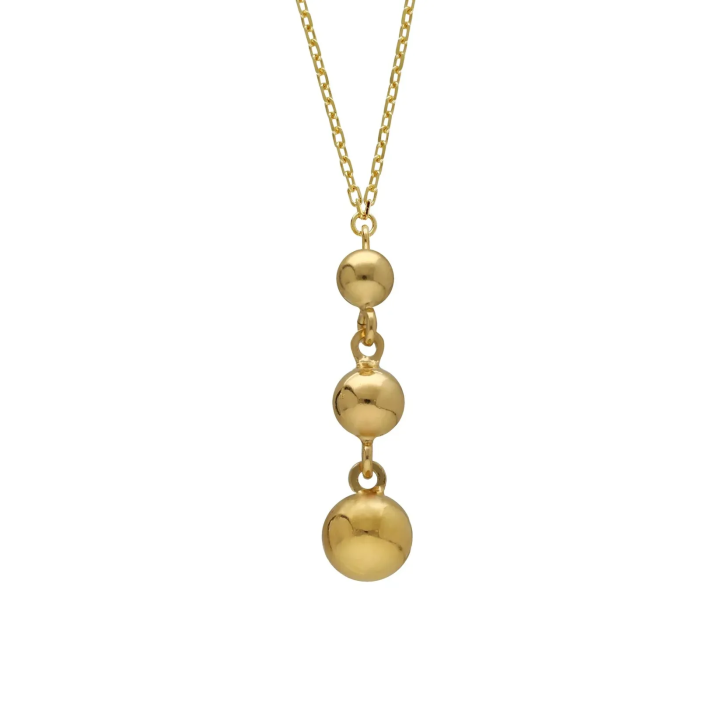 Victoria Cruz Collana corta in argento con sfera
