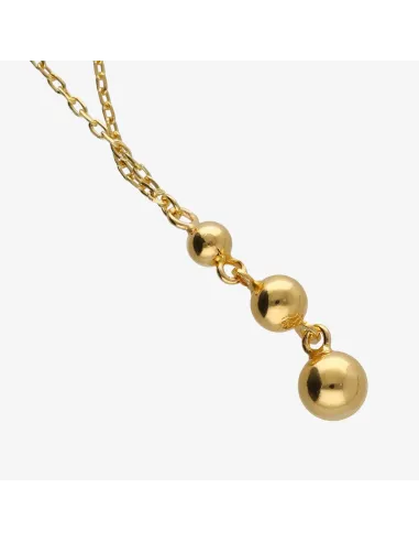 Victoria Cruz Collana corta in argento con sfera | Agold