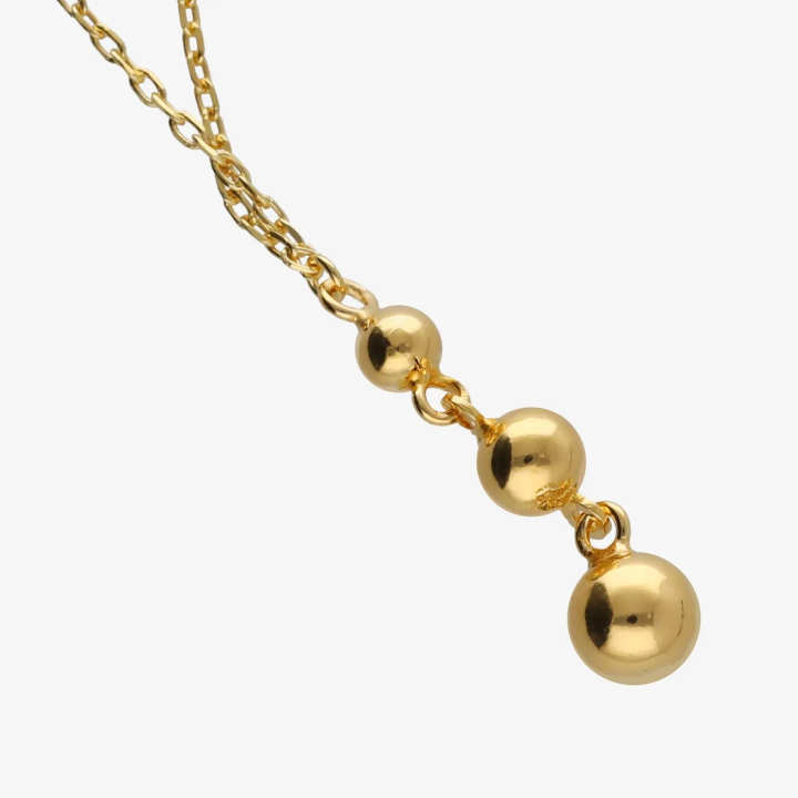 Victoria Cruz Collana corta in argento con sfera