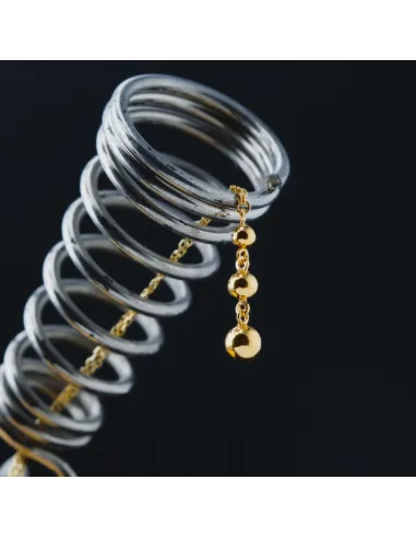 Victoria Cruz Collana corta in argento con sfera | Agold
