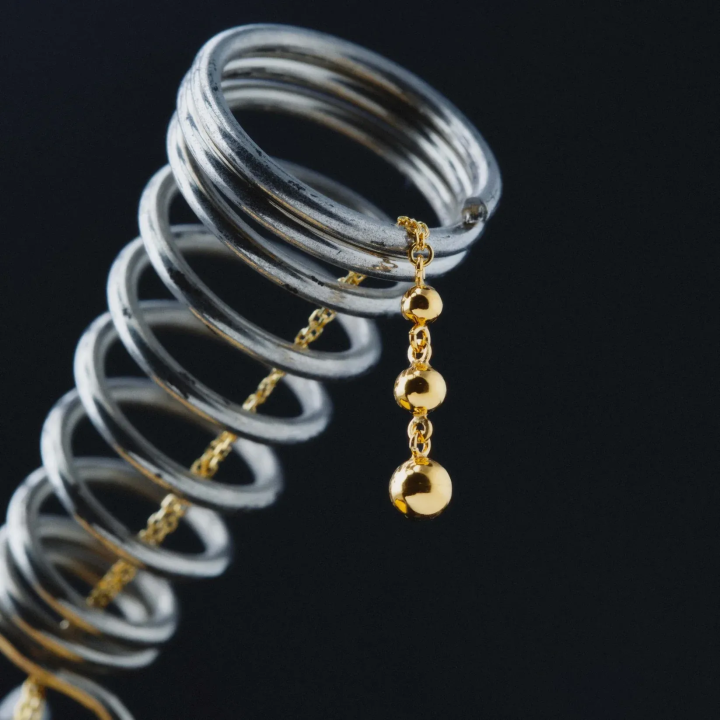 Victoria Cruz Collana corta in argento con sfera