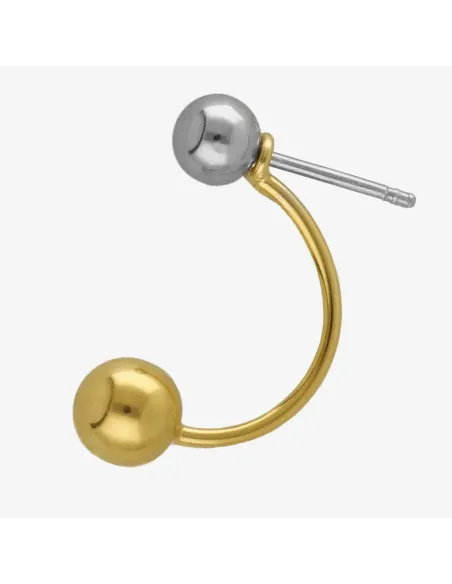 Victoria Cruz Orecchini corti a sfera in Argento | Agold