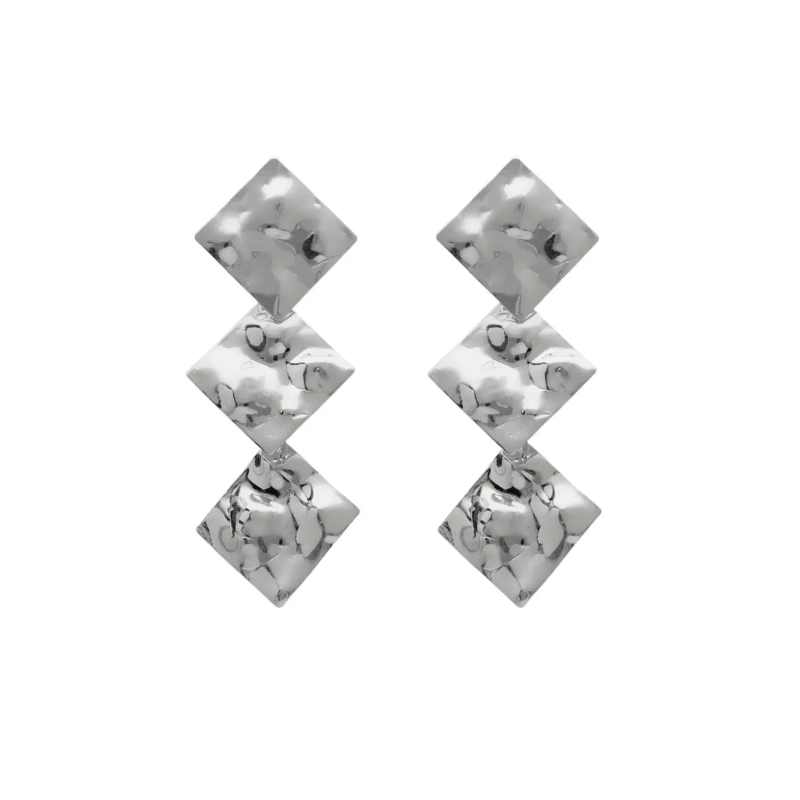 Victoria Cruz Orecchini lunghi in argento fortuna | Agold