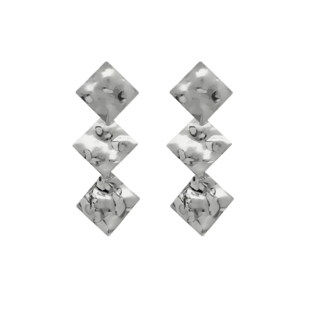 Victoria Cruz Orecchini lunghi in argento fortuna | Agold