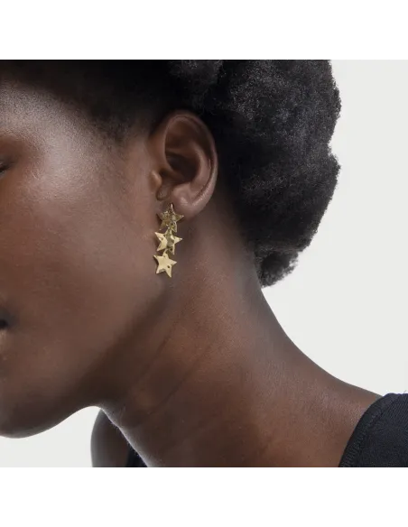 Victoria Cruz Orecchini lunghi in argento stella | Agold