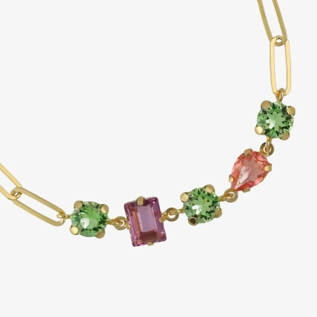 Victoria Cruz Bracciale in Argento e cristalli multicolori | Agold