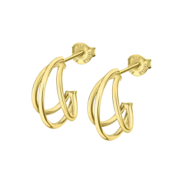 Lotus Silver Orecchini donna argento dorato