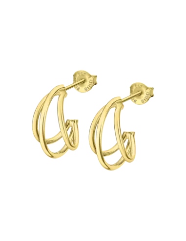 Lotus Silver Orecchini donna argento dorato | Agold