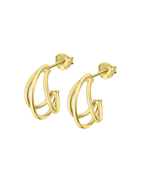 Lotus Silver Orecchini donna argento dorato | Agold