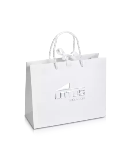 Lotus Silver Orecchini donna con zirconi | Agold