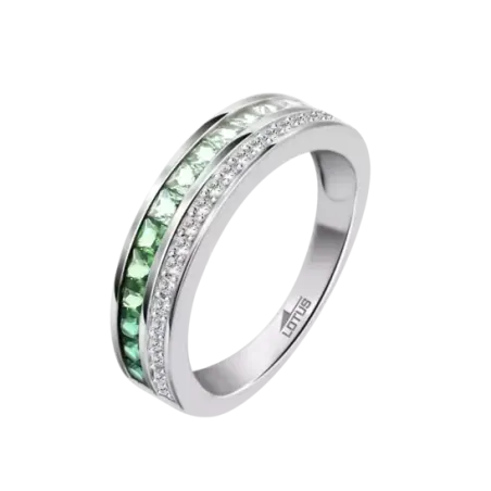 Lotus Silver Anello donna con zirconi | Agold