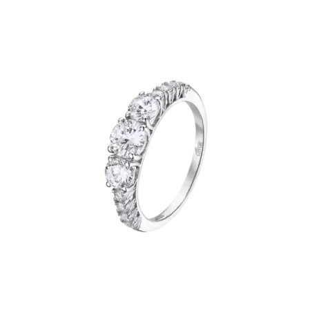 Lotus Silver Anello donna con zirconi | Agold