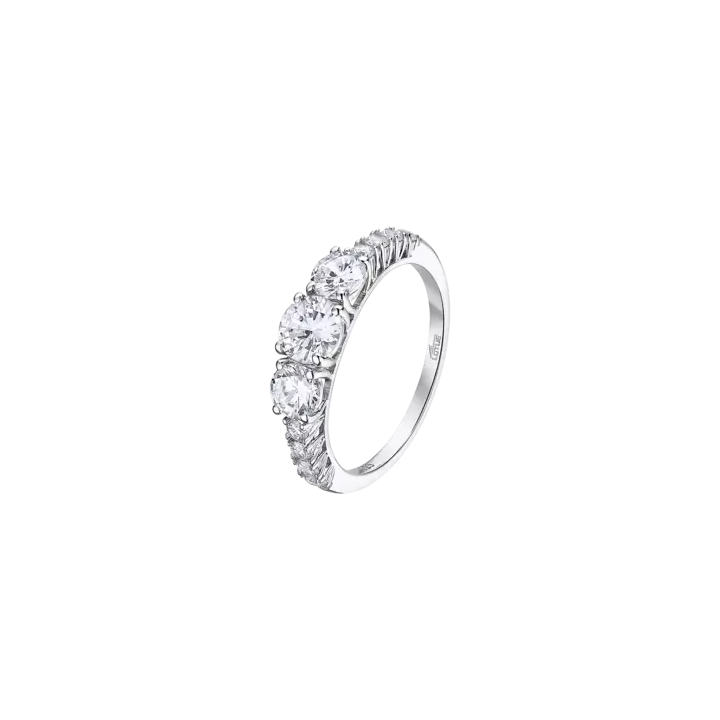 Lotus Silver Anello donna con zirconi