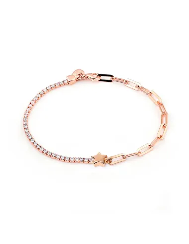 Jack&Co Bracciale Stella Rosa e Tennis | Agold
