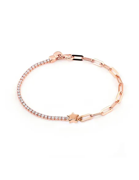 Jack&Co Bracciale Stella Rosa e Tennis | Agold