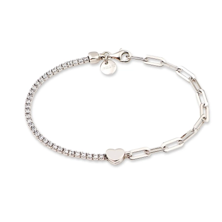 Jack&Co Bracciale Cuore e Tennis | Agold