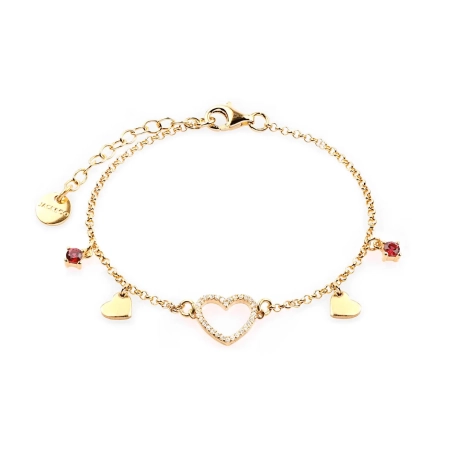 Jack&Co Bracciale Cuore e Zirconi | Agold