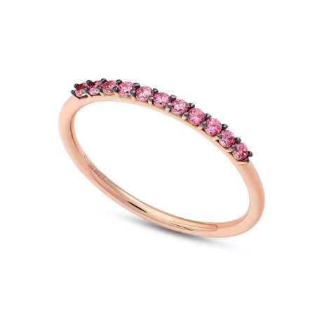 Ambrosia Fedina in Oro rosè e zirconi rosa