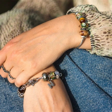 Trollbeads Occhio di Tigre Giallo Rotondo Sfaccettato | Agold