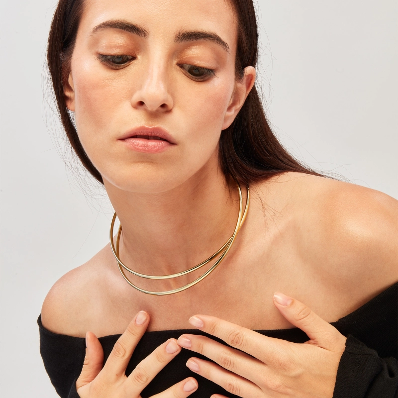 BREIL LIGHTLINE COLLANA IN ACCIAIO ARMONICO COLOR ORO | Agold