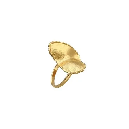 Victoria Cruz Anello regolabile in argento ovale | Agold