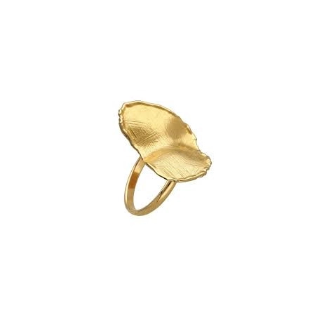 Victoria Cruz Anello regolabile in argento ovale | Agold