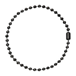 BREIL BUBBLE COLLANA IN ACCIAIO LUCIDO COLOR GUN