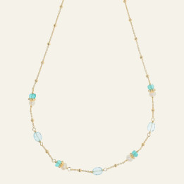 ISHWARA JEWELLERY Girocollo con Acquamarine | Di Fiore in Fiore