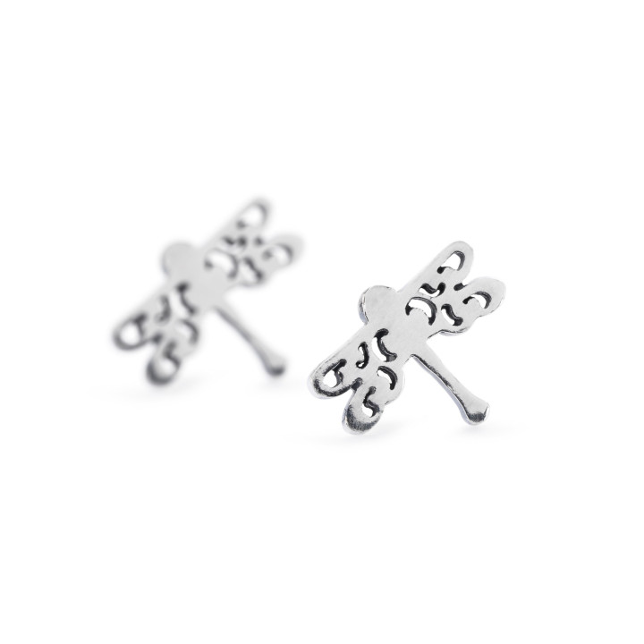Trollbeads Ritired Orecchini Ali di Libellula Piccoli
